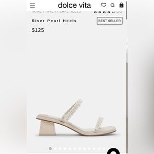Dolce vita size 10 wedding heels.